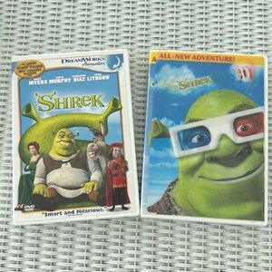 SHREK DVD Set - Shrek and Shrek 3-D